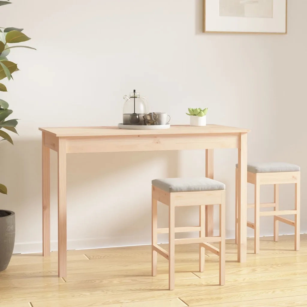 Tavolo da Pranzo 110x55x75 cm in Legno Massello di Pino 814249