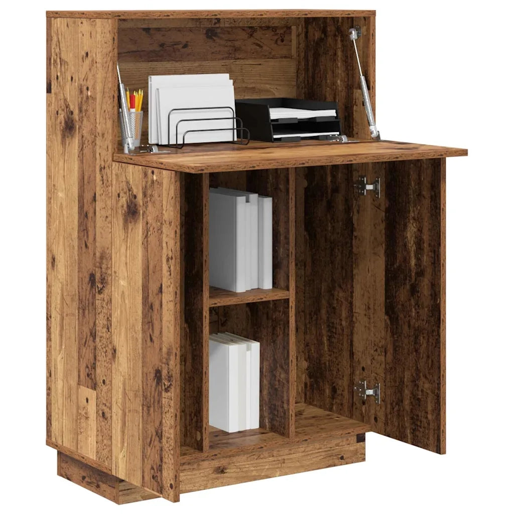 Scrivania con lo scaffale Legno vecchio 71,5 x 31,5 x 106,5 cm 869488