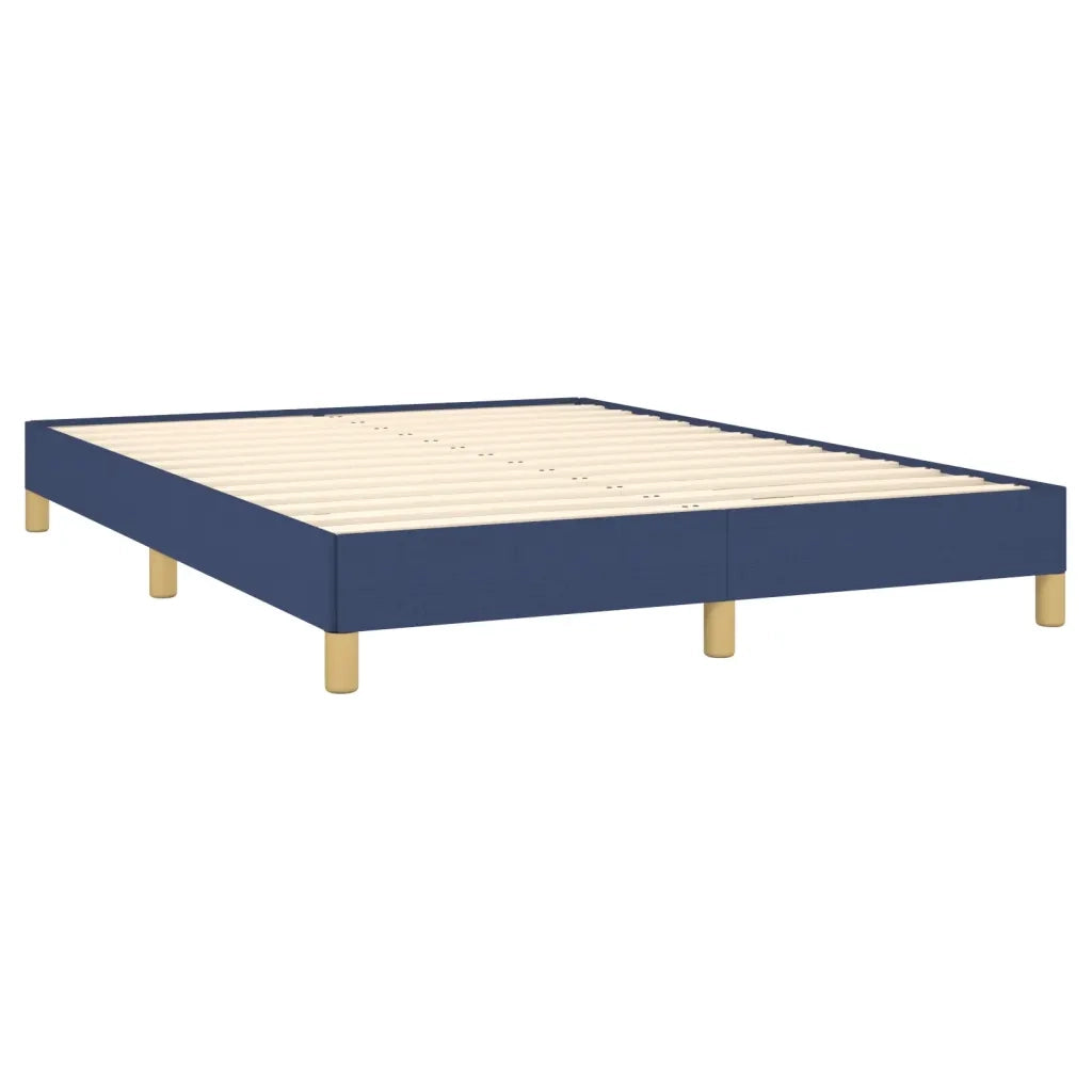 Giroletto senza Materasso Blu 160x200 cm in Tessuto 346832