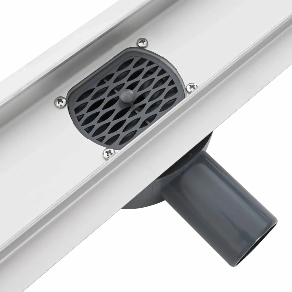 Scarico doccia 2-in-1 con sifone a 360° Argento