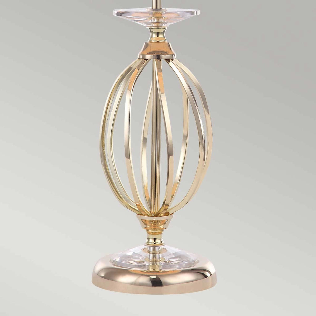 Lampada da tavolo classica ottone paralume bianco Aegean E27