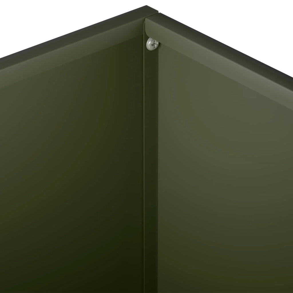 Vaso da giardino 2 pz Verde Oliva 40 x 40 x 30 cm 8005043
