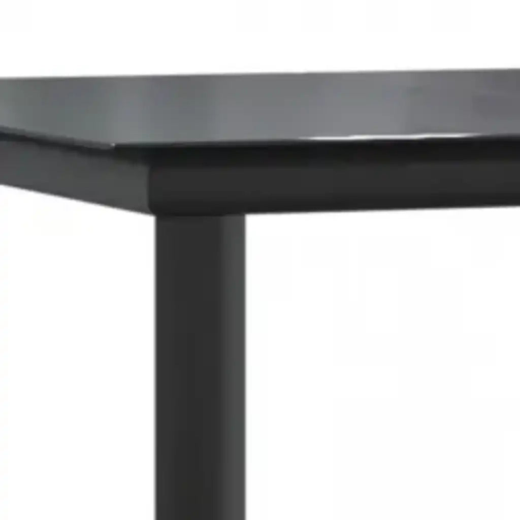 Set Pranzo da Giardino 7pz Marrone Polyrattan Vetro 3334594