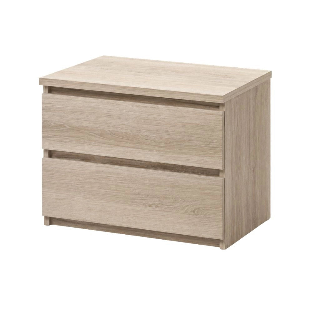 Comodino 2 cassetti olmo Manitoba