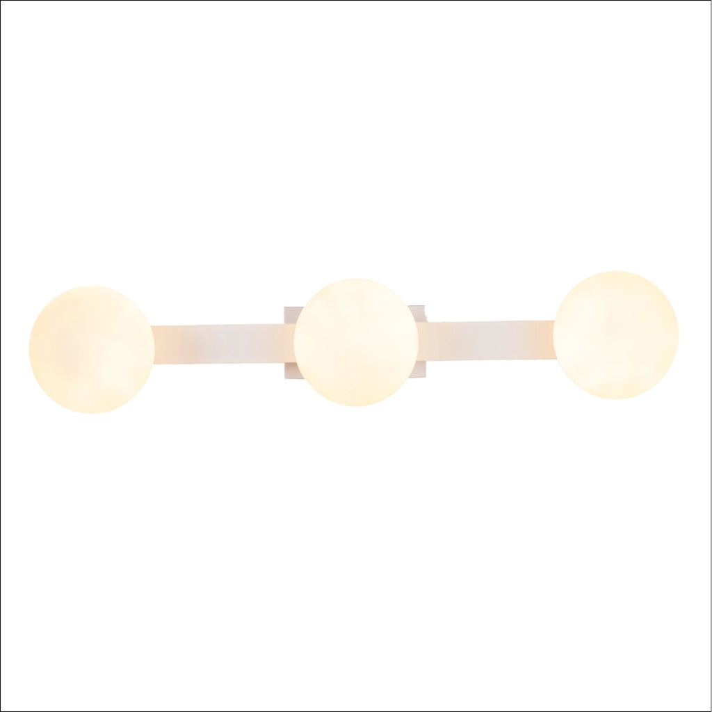 Applique bagno moderna bianca LED 9W CCT 3xG9 Magnet
