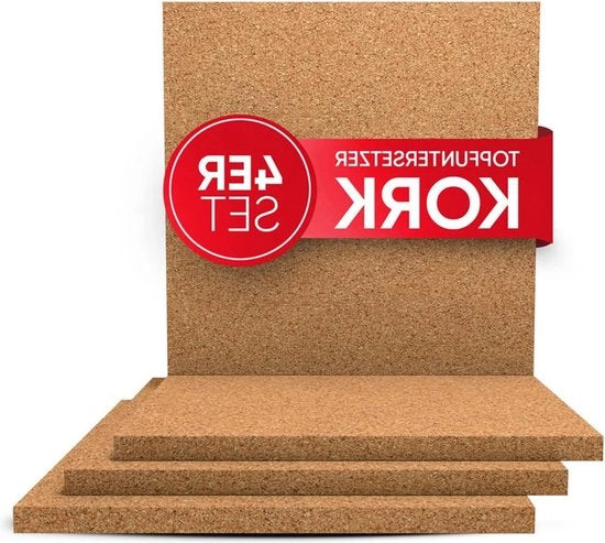 Set di 4 piedini - termoresistente - 4 pezzi - gomma - 19 cm