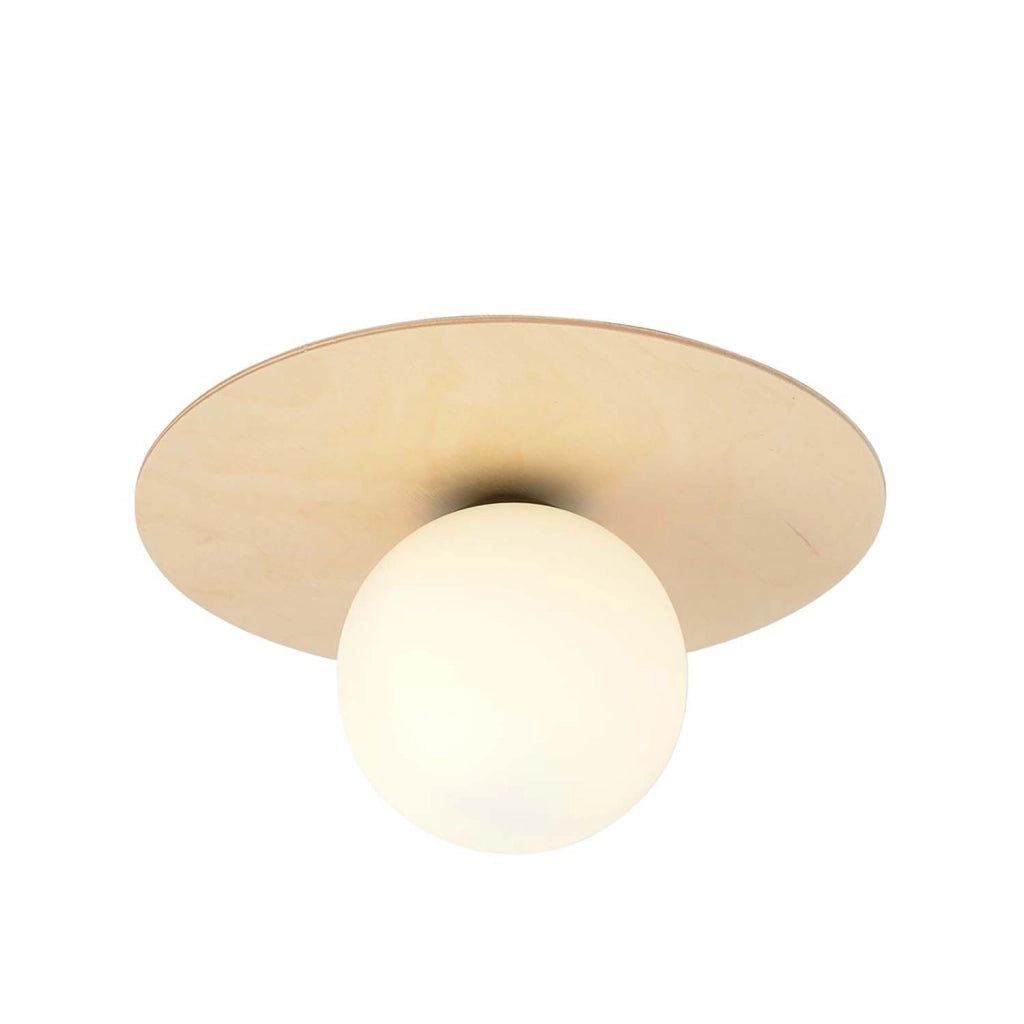 Plafoniera Minimal Pegaso Acciaio Marrone 1 Luce E14 Ip20