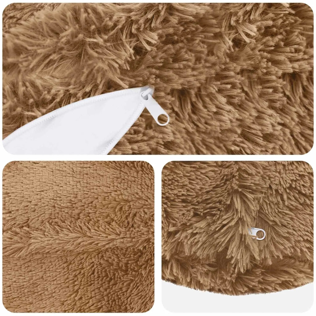 Federa 2 pcs HEERLEN Tortora Ø 40 cm Fleece PV 922421