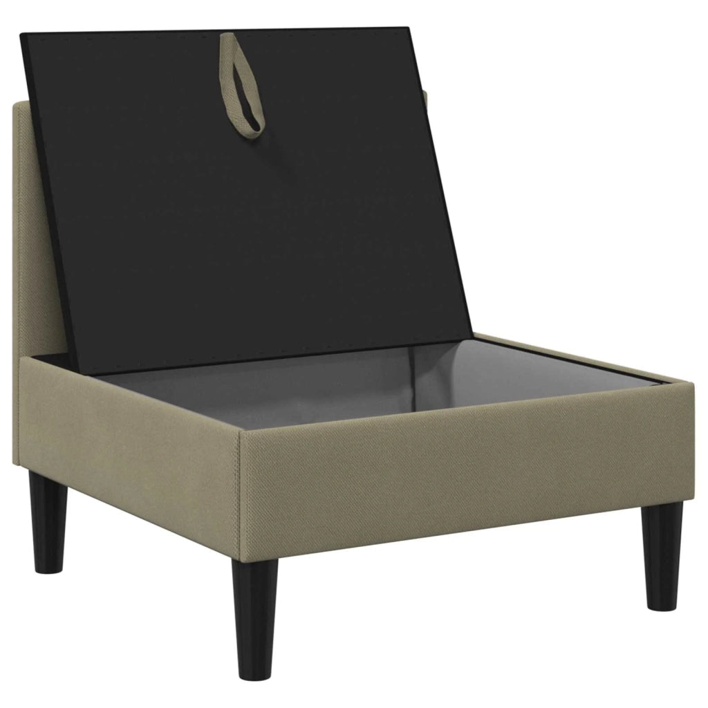 Divano Medio con Storage Cachi Velluto 42027118