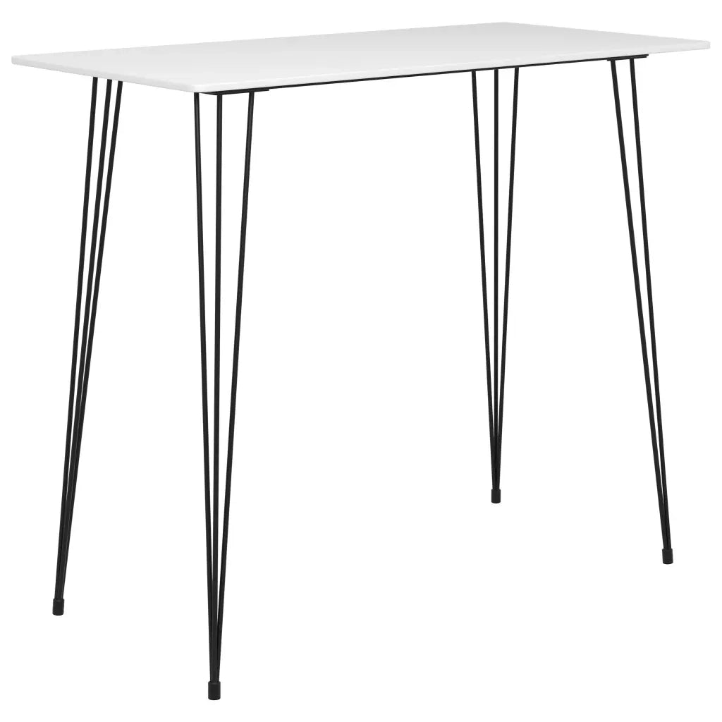 Set da Bar 5 pz Bianco e Grigio 3057411
