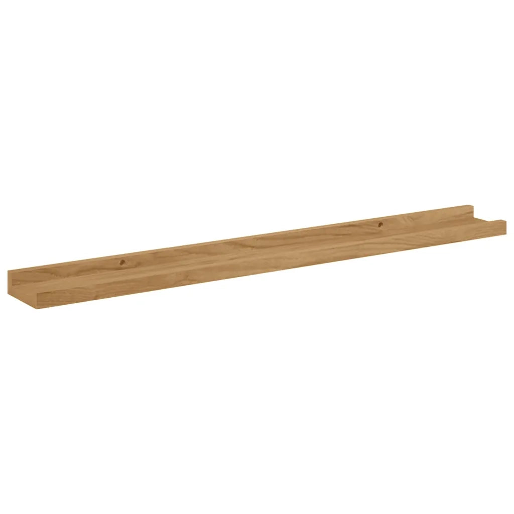 Scaffale da parete con lo scaffale 4 pcs Marrone 80 x 9 x 3 cm 42020018