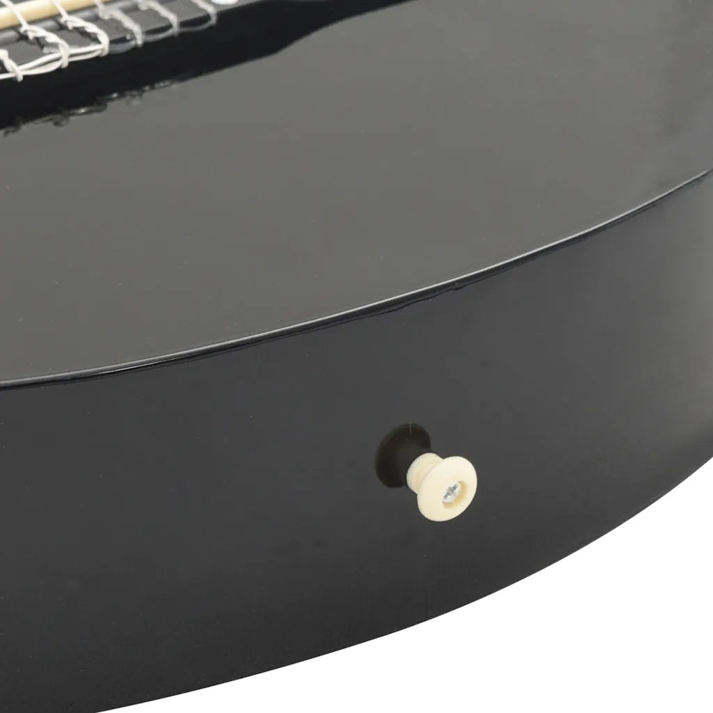 Set Chitarra Western 12 pz con Equalizzatore e 6 Corde Nera 70139