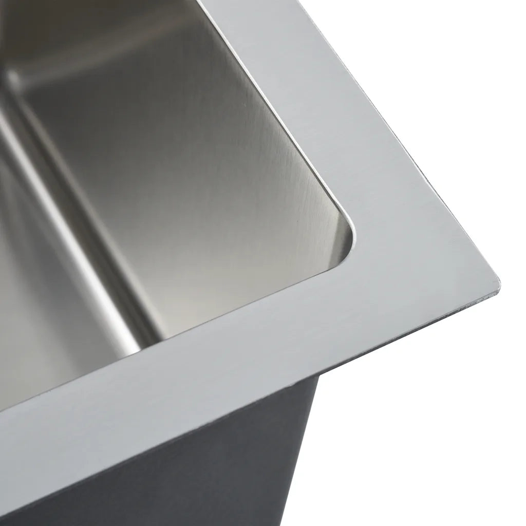 Lavello da Cucina Lavorato a Mano in Acciaio Inox CFW3260592