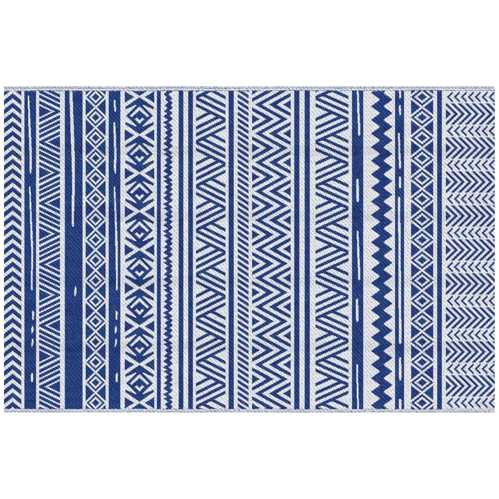 Tappeto da Esterno Reversibile 2 Motivi ¨C Minimal ¨C 274x182 cm PP Alta Densit¨¤ 310 g/m2