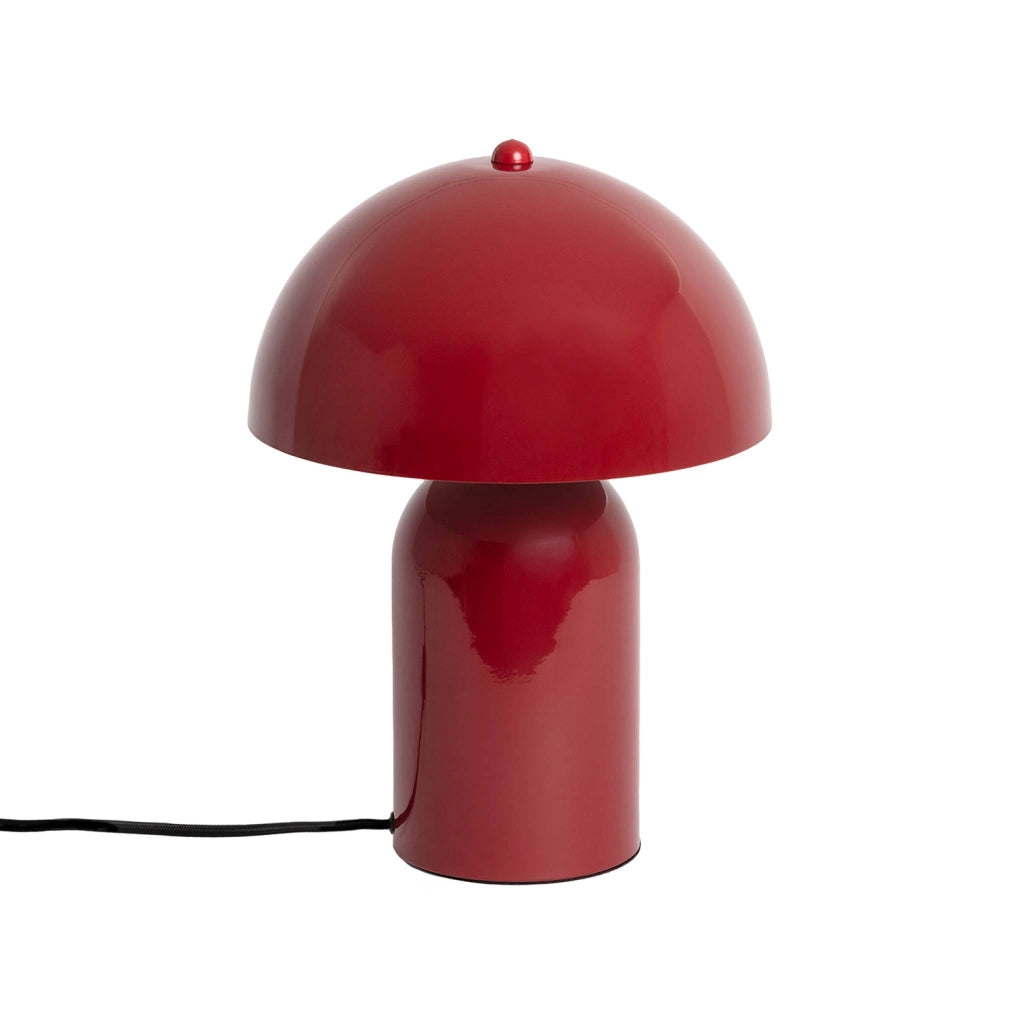 Lampada in metallo, 25cm, rosso
