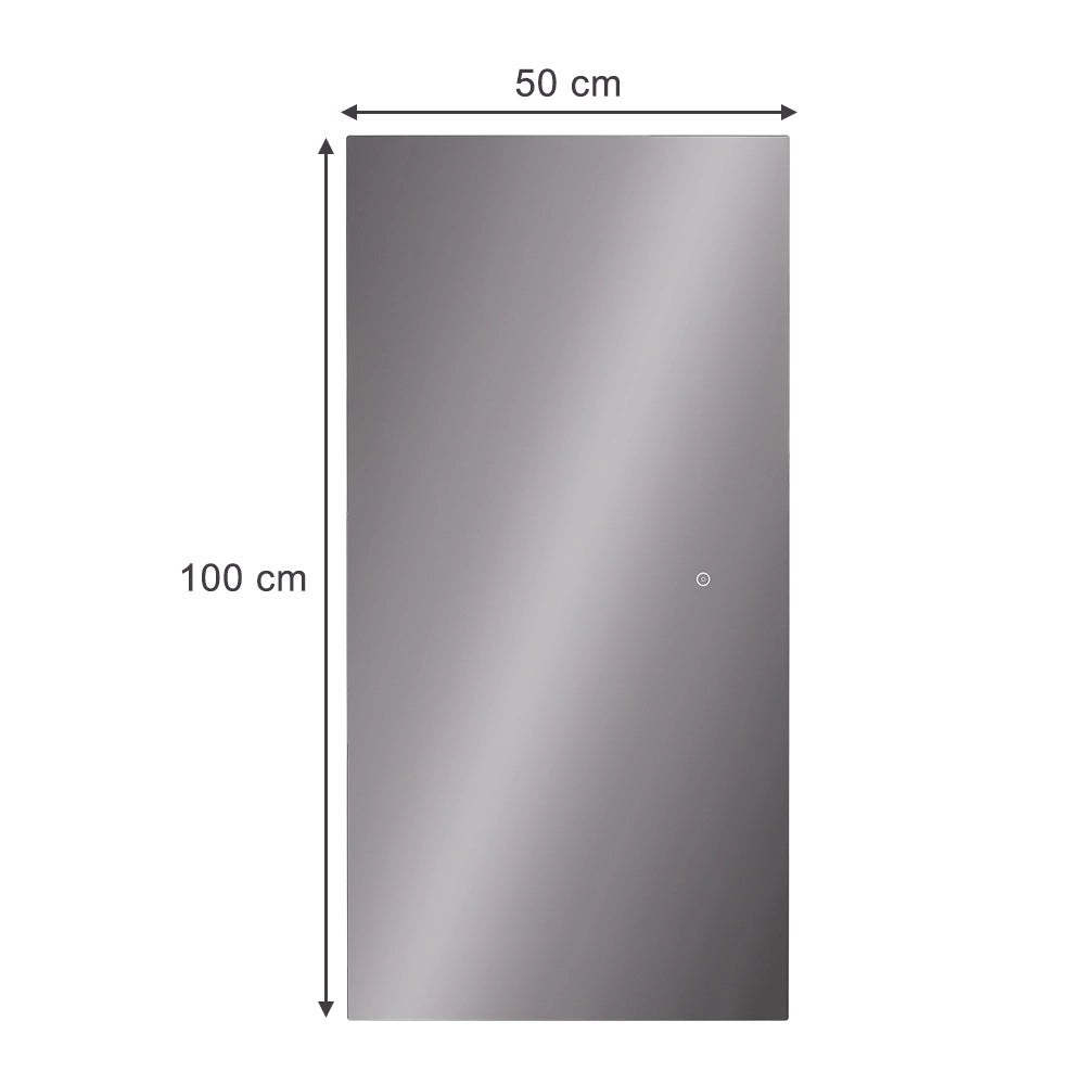 Vicco Specchio bagno Vetro 100 x 50 cm con retroilluminazione