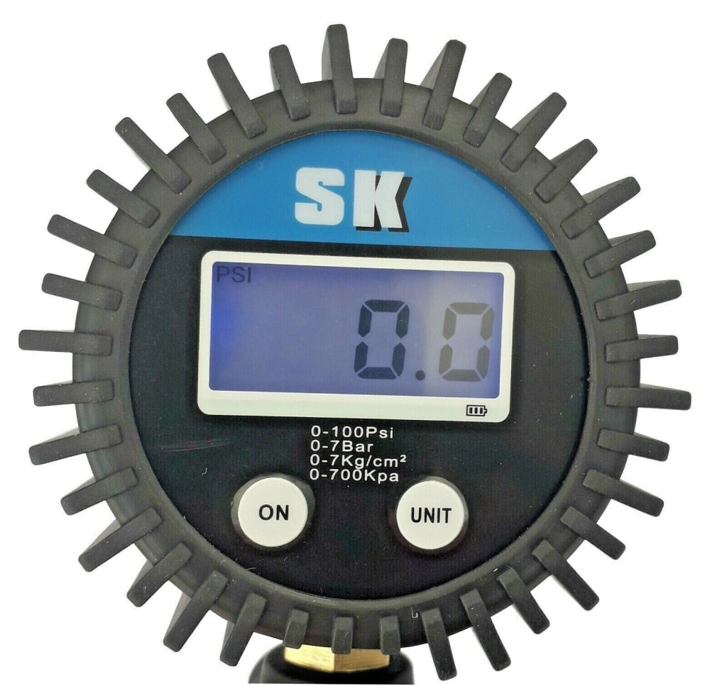 Manometro Pressione pneumatici Digitale Dispay lcd auto moto camper