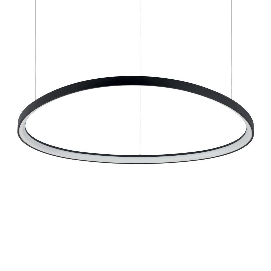Lampada A Sospensione Gemini 1 Luce Led Nero 78W Ip20 4000K