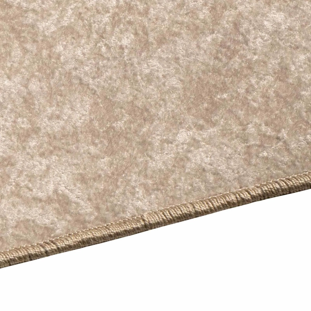 Runner Tappeto MARSA Beige 120 x 170 cm Poliestere e PVC 42023097