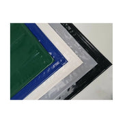 Telo PVC Impermeabile Arancione | Telone Solo Rinforzato Sui Lati 650g/mq | Copertura Esterna | 6x10m | Resistente Protezione Multiuso