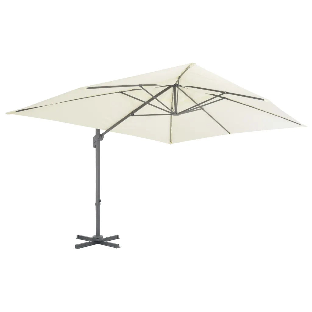 Ombrellone da Giardino con Base Portatile Sabbia 276344