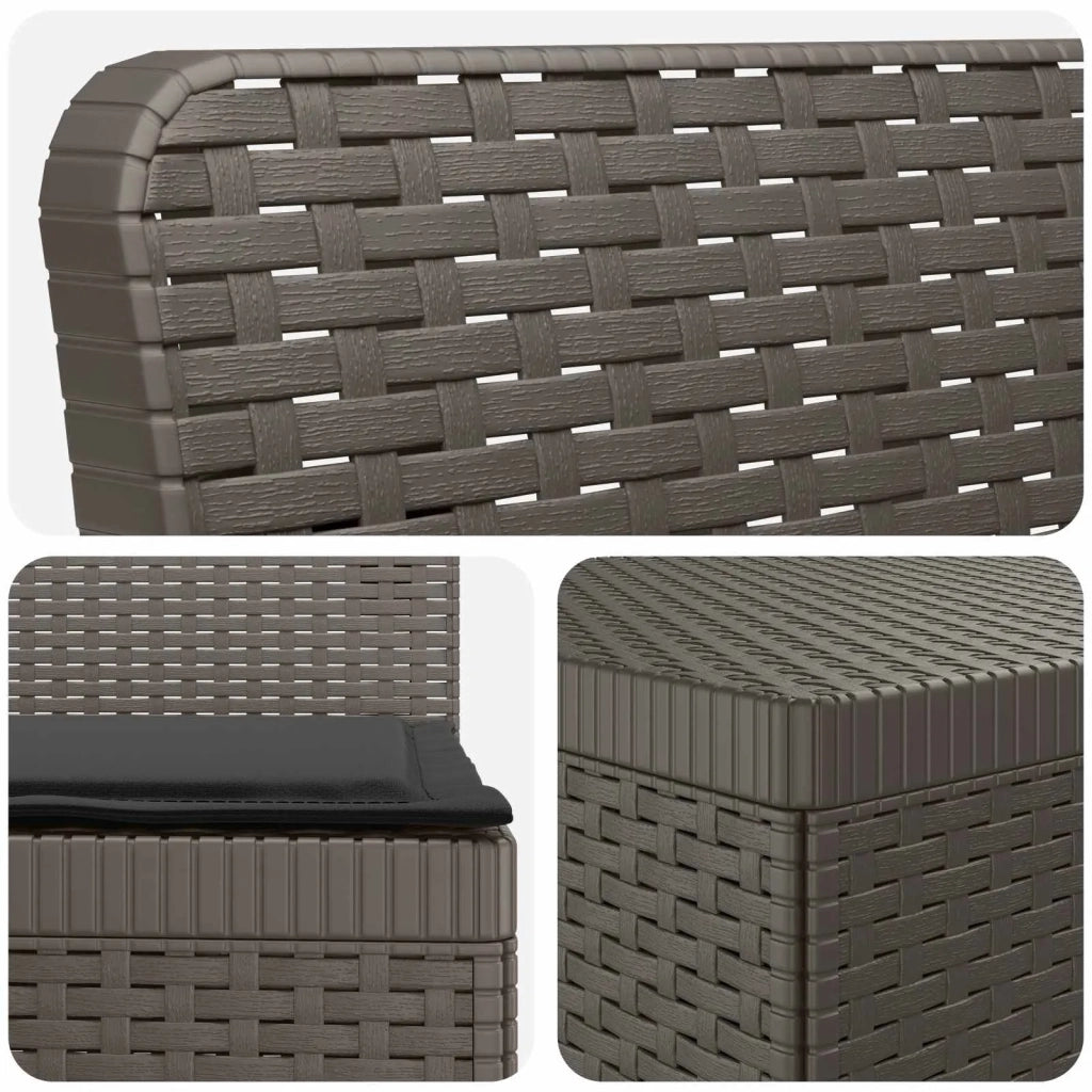 Divano da Giardino 6 Posti con Cuscini Aspetto Rattan PP 3444119