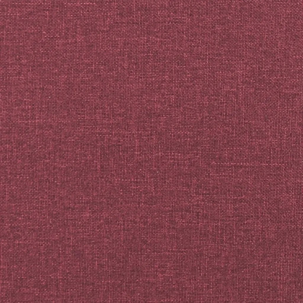 Divano a 3 Posti Rosso Vino 180 cm in Tessuto 359177