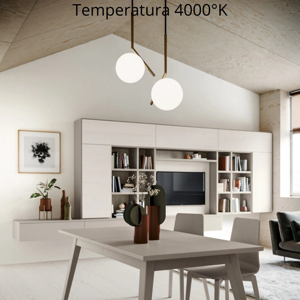 Lampadina led candela e14 8 watt resa 60w risparmio energetico 6000k pezzi 6