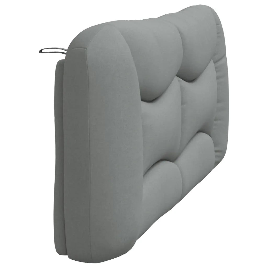 Cuscino Testiera-Cuscino per Testiera Hvar Grigio Chiaro 180 cm in Tessuto