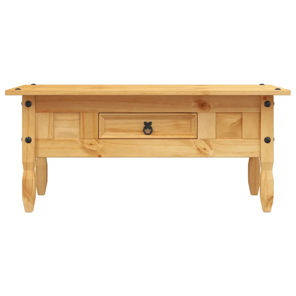 Tavolino da Caff¨¦ Legno Pino Messicano Corona Range 100x55x44cm
