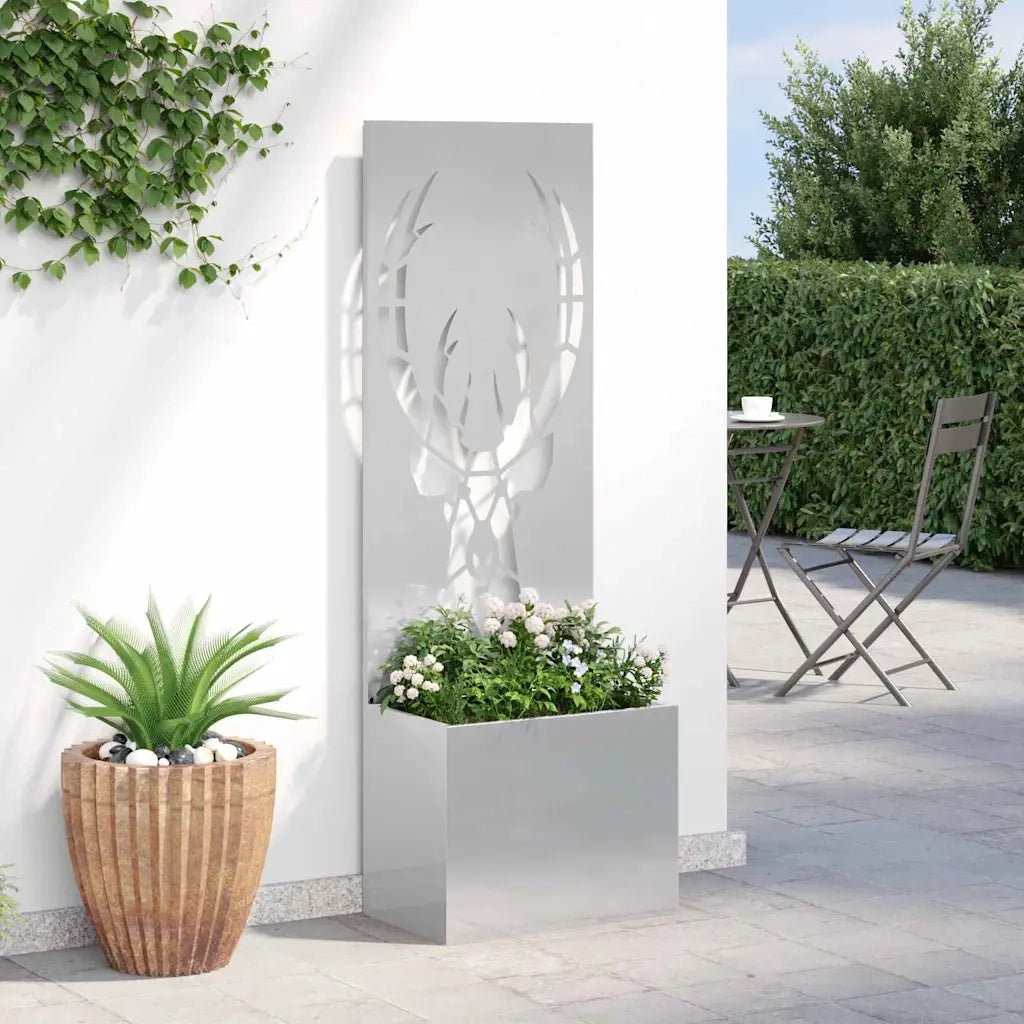 Schermo per privacy in giardino Argento 50 x 150 cm 876487