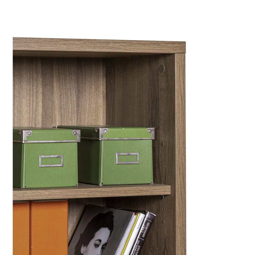 LIBRERIA DAVINCI 44X35,5XH217CM NOCE BRERA