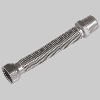 FLESSIBILE INOX PER ACQUA MF  1 130 220 mm     MADE IN ITALY
