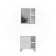 Vicco Set di mobili da bagno Bianco 2 parti