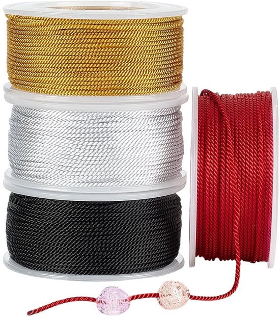 Corda in Nylon 91,4 m - 1,5 mm di diametro - 4 colori