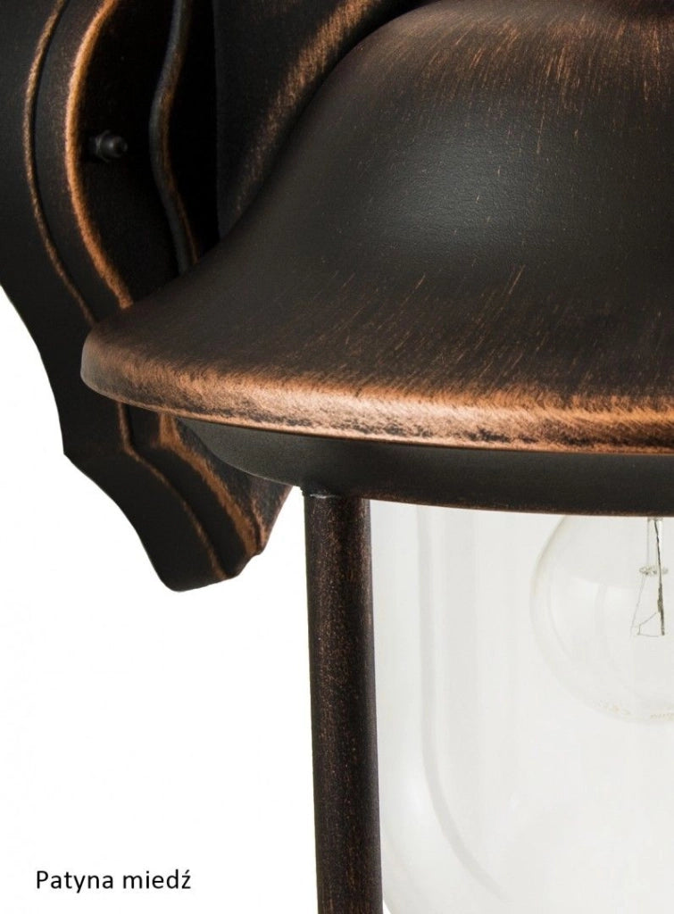 Applique esterna rétro nera 1 luce E27 IP43 SU-MA Prince