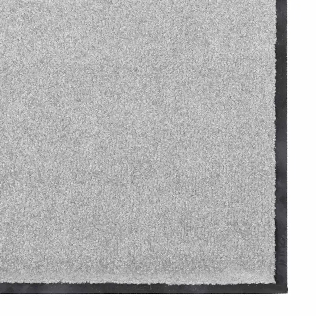 Tappetino Grigio e Nero 120 x 250 cm 100% Poliammide 4100774