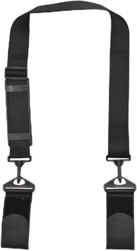 Portatile Skiriem Porta Sci Cinturone - Sci Schiena Sopra - Cinturone Regolabile - Sport Invernali - Vacanza Invernale - Nero - Per Adulti e Bambini