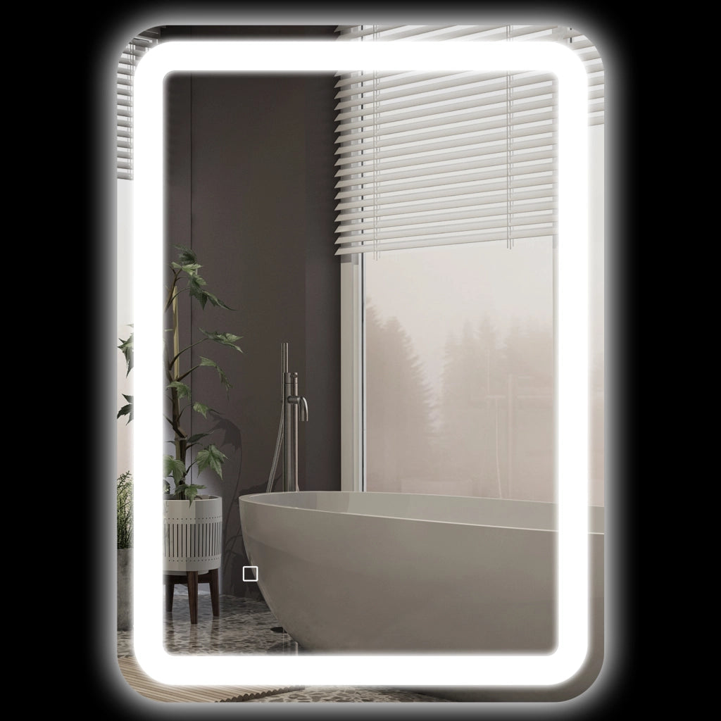 Specchio Bagno LED con Touch, Antiappannamento e 3 Temperature ¨C Xylo ¨C 70x50cm