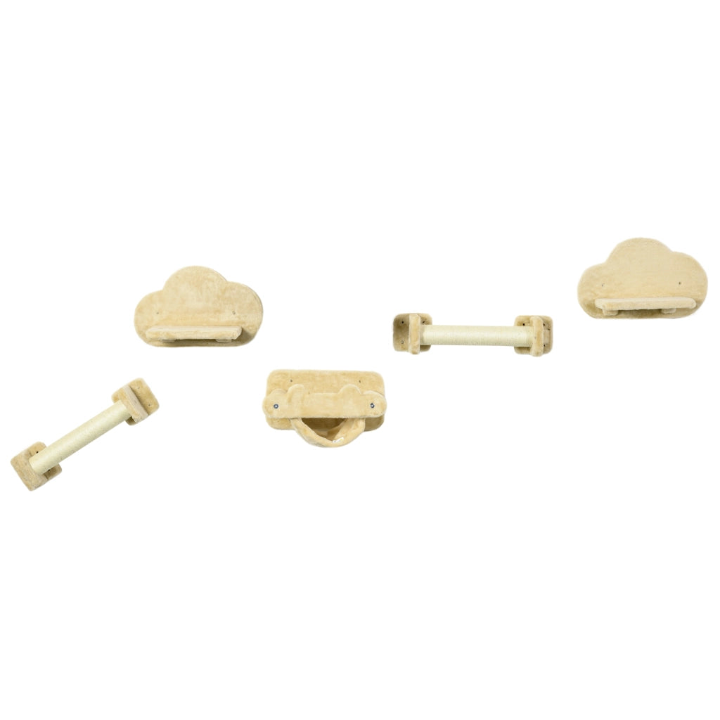 Casetta per Gatti con Amaca e Piattaforme ¨C Minimal ¨C Beige