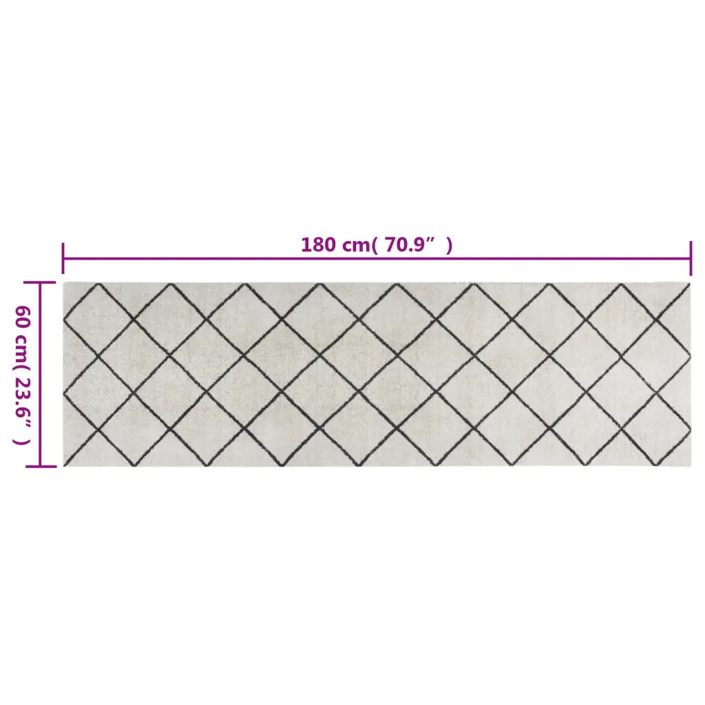 Tappeto del soggiorno | Tappeto da Cucina Lavabile Quadri 60x180 cm Velluto