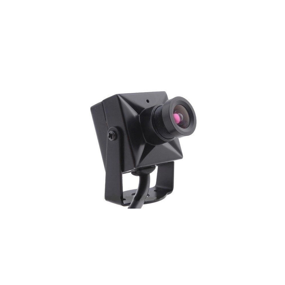 Trade Shop - Micro Mini Telecamera Camera A Colori Audio Video Microfono Staffa Sorveglianza -