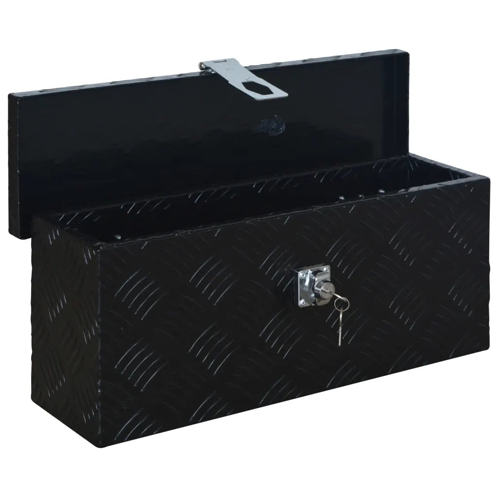 Scatola in Alluminio 485x140x200 mm Nera 144845
