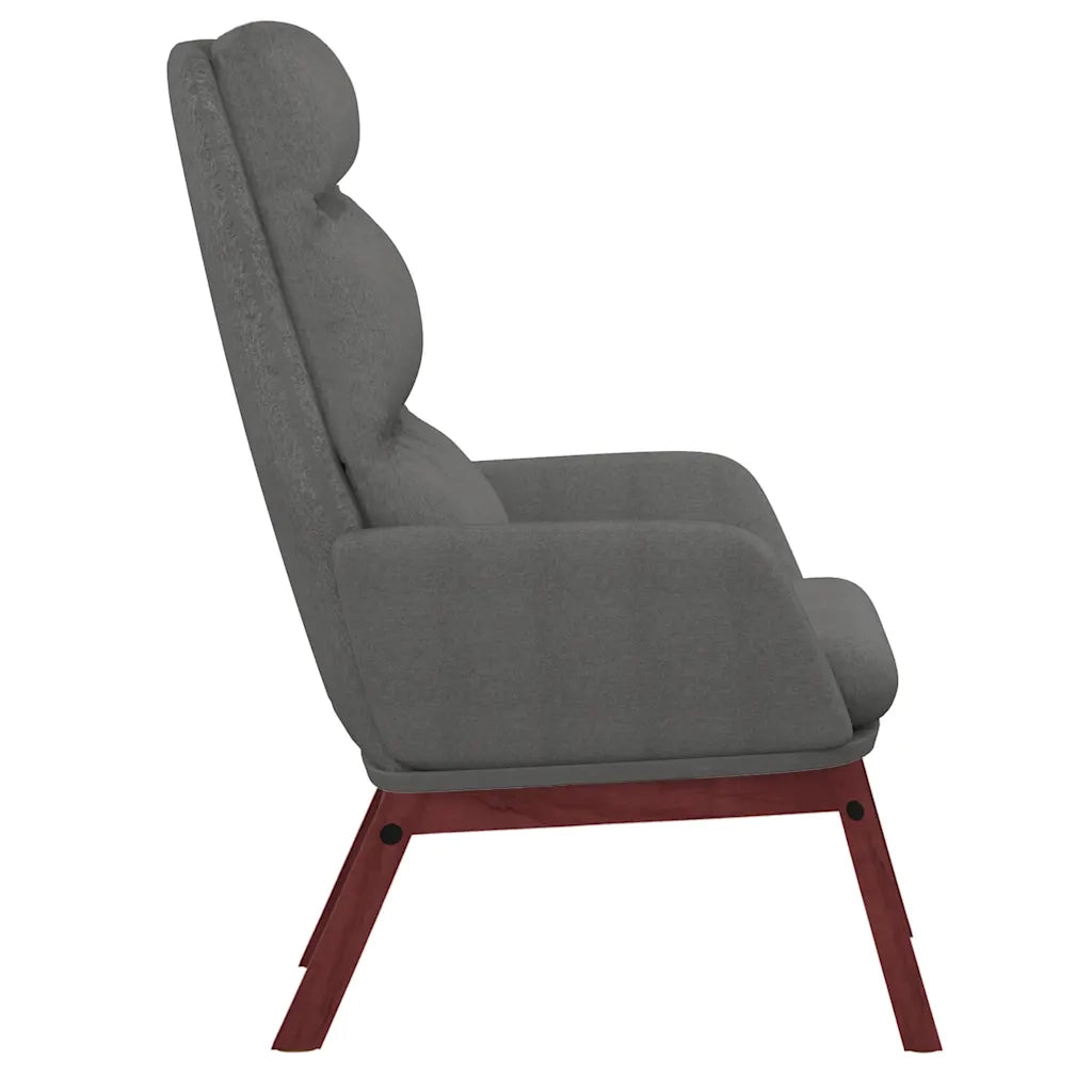 Poltrona Relax Grigio Chiaro in Tessuto 341159