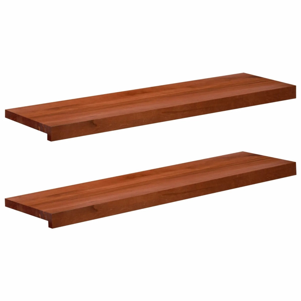Tappeti per scale 2 pz 100 x 30 x 2 cm Marrone 3446157
