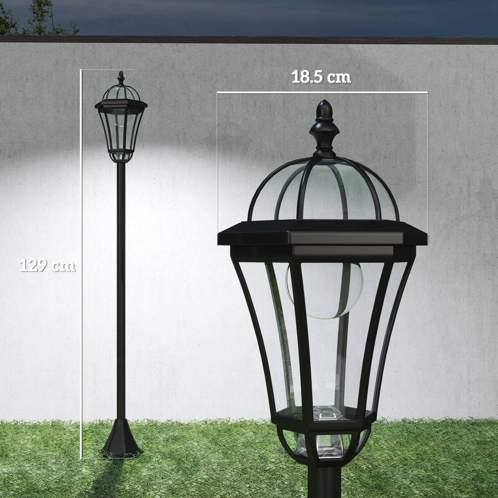 Lampioni Solari da Giardino Set 2 Pezzi ¨C Xylo ¨C LED Automatici Nero