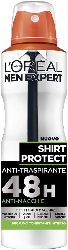L'OREAL PARIS MEN EXPERT DEODORANTE SPRAY DA 150ML SHIRT PROTECT
