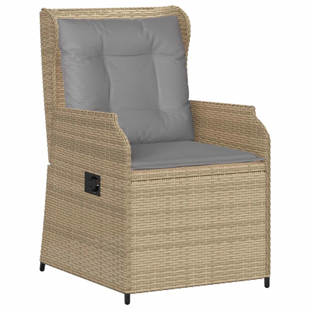 Panchina da giardino 2 pcs Beige polyrattan 3394488