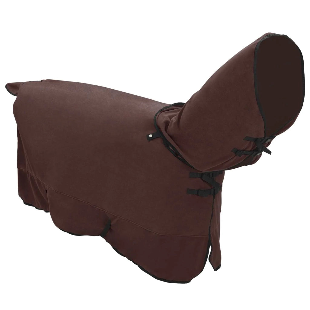 Coperta per Cavalli Marrone Scuro Completo 135 cm Poliestere 42013273