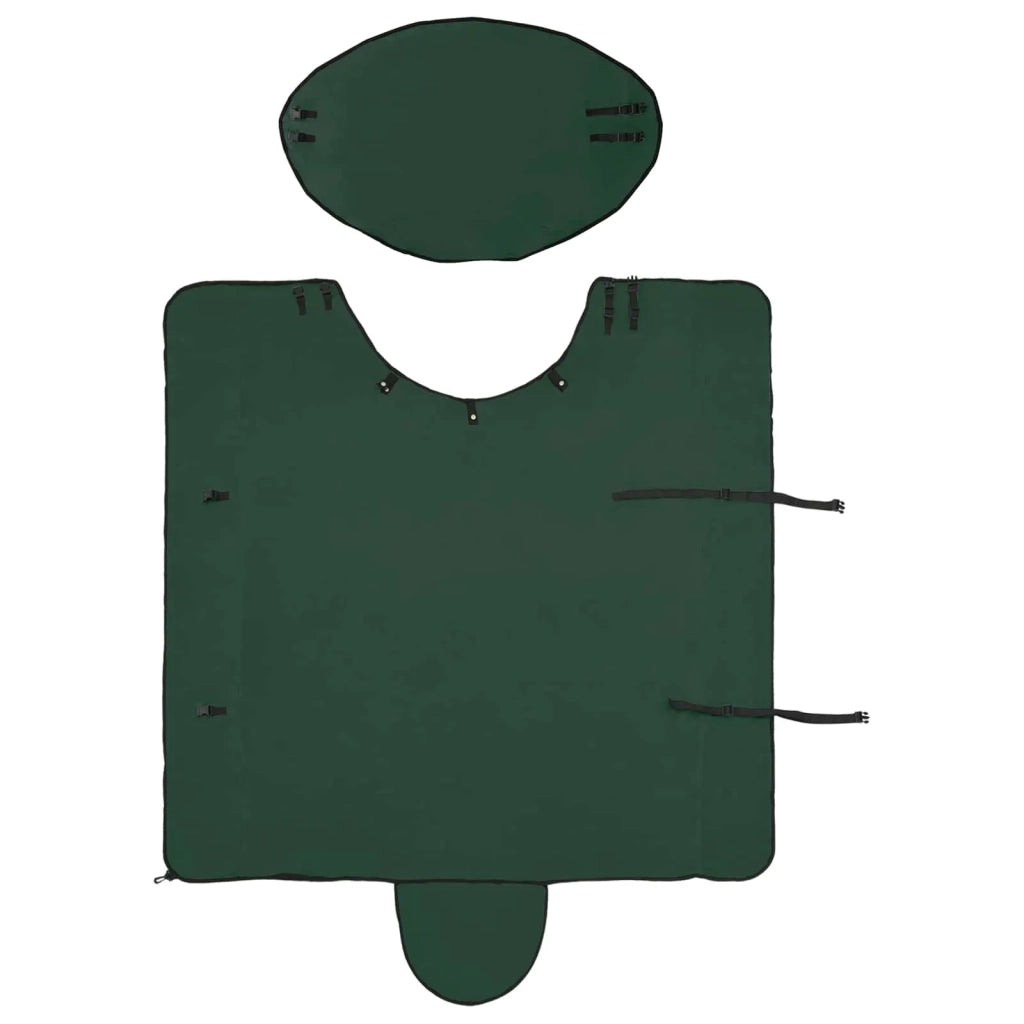 Coperta per Cavalli Verde scuro completo 165 cm Poliestere 42013286